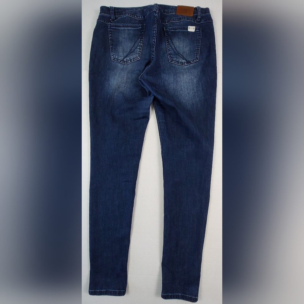 Barbell Apparel Jeans Womens Size 31 (33x31) Blue Denim Tapered Skinny Stretch